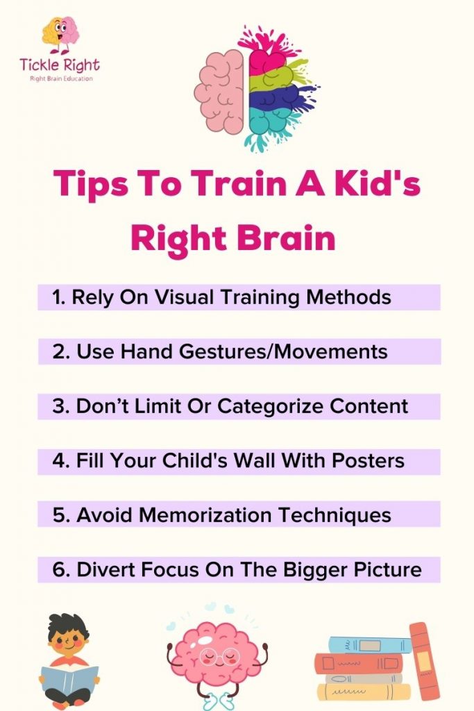 how to train kids right brain